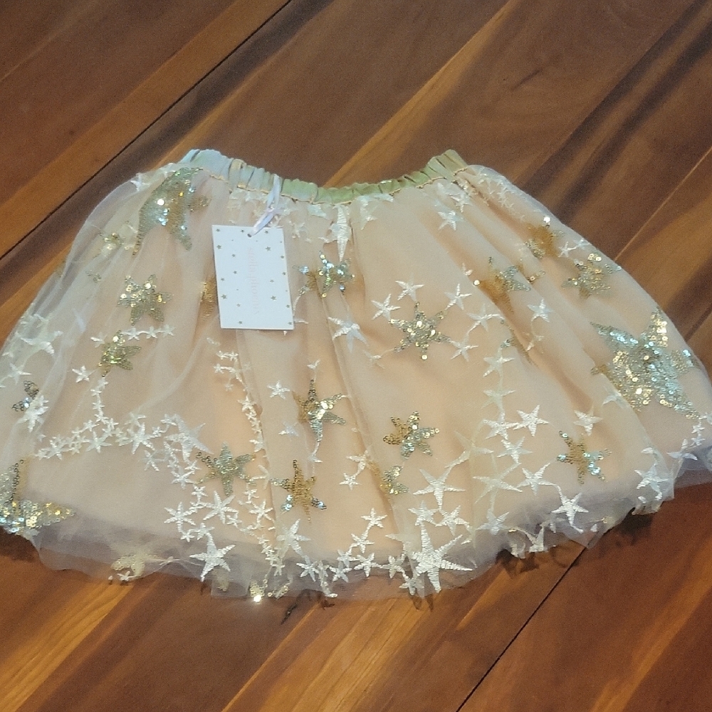 Gold Star Tulle Skirt